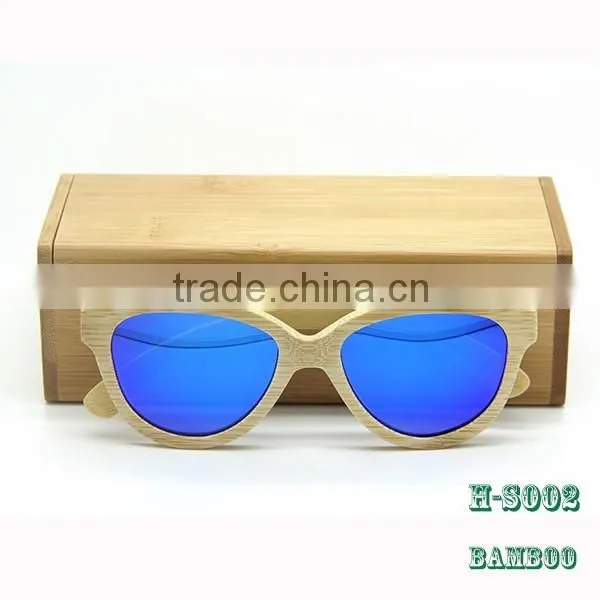 2016 Wood Designer Bamboo Sunglasses With Polarized Lens photo-6