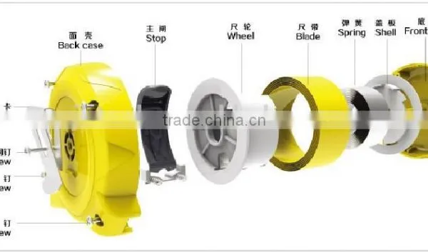 New ABS Round 5M Metric Sale Measure Tape Steel Measuring Tape With MID Certificated photo-4