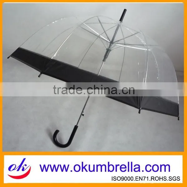 Straight Transparent Cheap Umbrella From China Umbrella Supplier photo-5