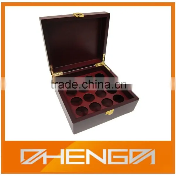 Custom Make in China Glossy / Luxury Wood Coffee Box (ZDH-TB02) photo-4
