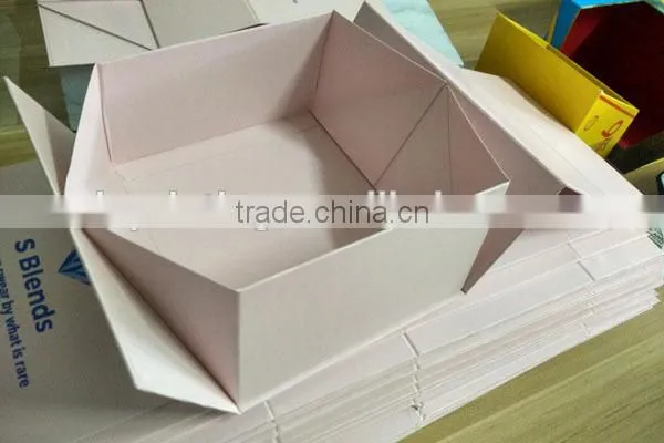Foldable Paper Packaging Boxes/ Flat Folding Cardboard Gift Box/ Collapsible Magnetic Box photo-2