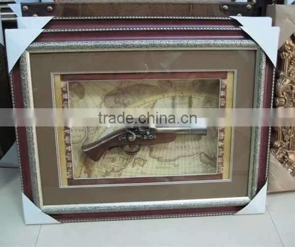 Two Guns Framed Art for Living Room photo-6