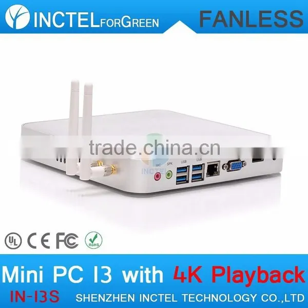 Fanless Intel Core I3 4k Computer Mini PC Thin Client photo-6