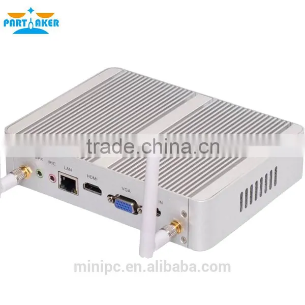 Partaker B4 Cheapest i3 Broadwell Fanlesscomputer Win10 Barebone Computer i3 4005U 4K Mini pc photo-4