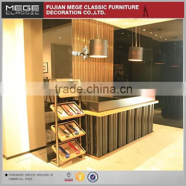 Luxury Garment Store Wooden Cash Counter, Cash Register Counter photo-2