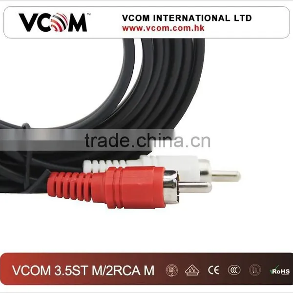 2015 Top Selling 3.5mm Jack AV Cable to 2 RCA Cable photo-4