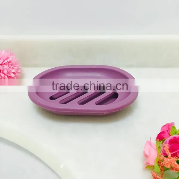 Purple Colour Wholesale Plastic Soap Dish