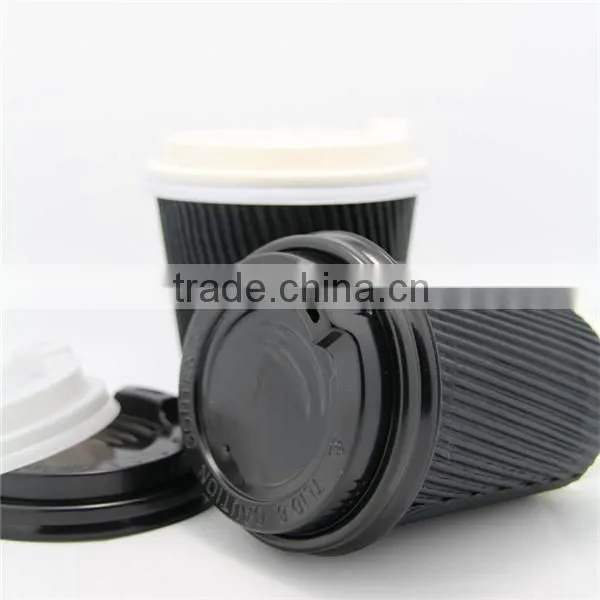 2016 New Design Customer 5oz/6oz Logo Ripple Wall Paper Cup for Party photo-4