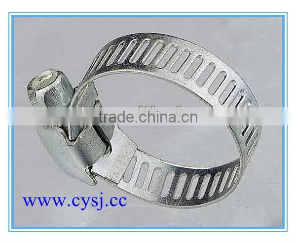 American Type Hose Clamp With 201 Stainless Steel