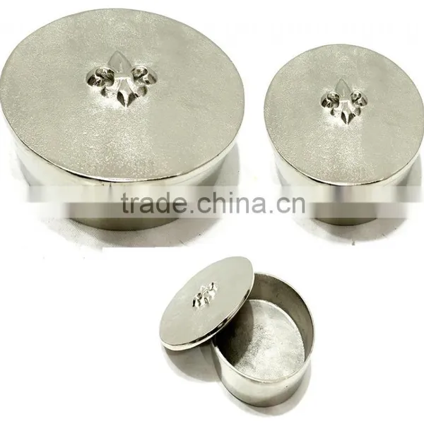 Home & Wedding Decoration Designer Metal Jars, Aluminium Jar