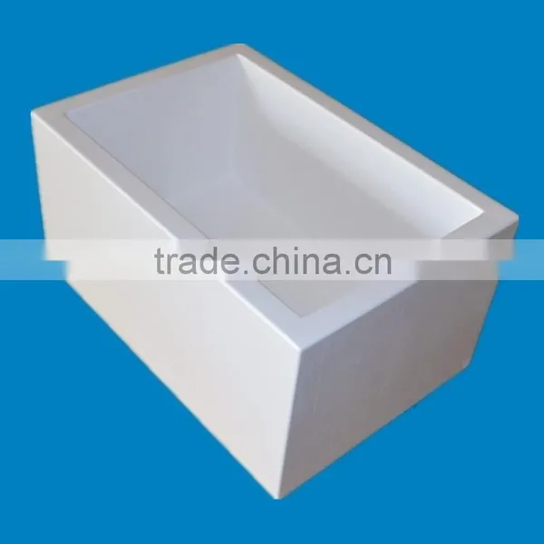 White Clear Freestanding Acrylic Portable Walk in Bathtub photo-6