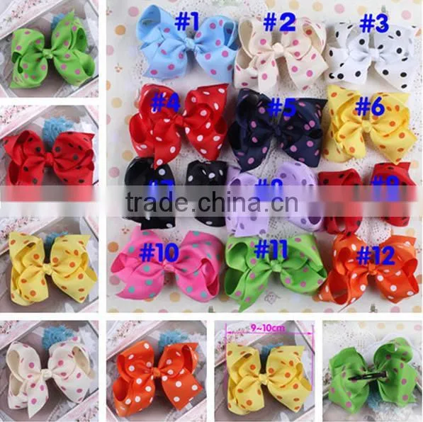 Plush Bowknot Hairpin / Fast shipping Fashion Children Hairpin A headdress hairpin