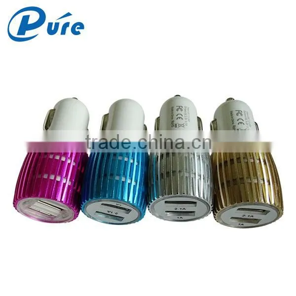 Safety Design Portable Mobile Phone Accessory Output DC5V 2.1A Car Charger With CE RoHS FCC Approved photo-6