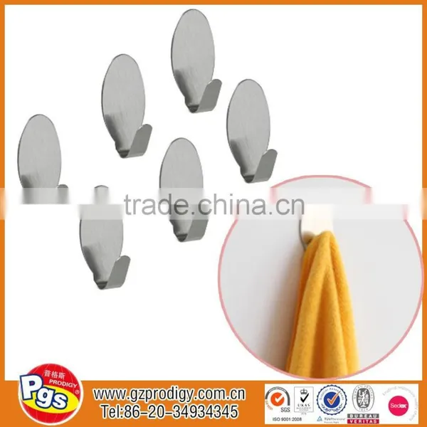 Stainless Steel Self Adhesive Hooks/sticky Hooks/self Adhesive Hook