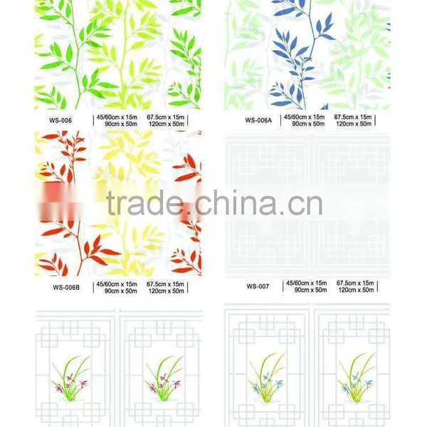 Vinyl Static Cling Privacy Stained Glass Decorative Window Film photo-4