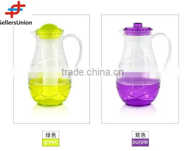 No.1 Yiwu & Ningbo Exporting Commission Agent Wanted Clear Good Quality Cold Water Jug Set With 4 Cups Plastic Teapoot Set photo-4