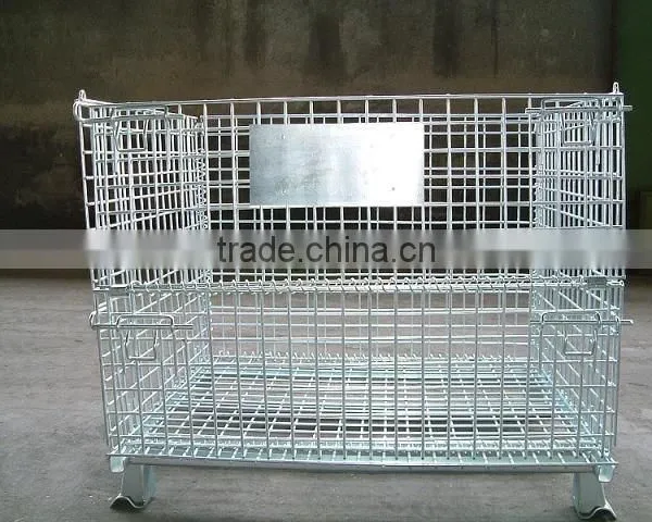 Heavy Duty Wire Mesh Storage Cage for Warehouse photo-3
