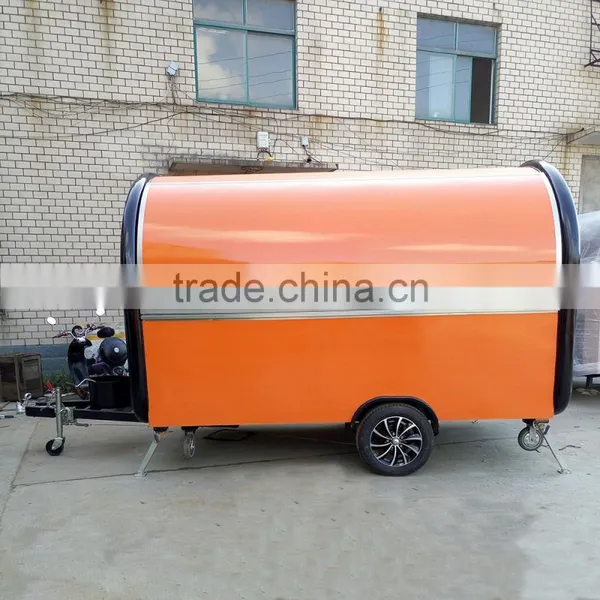 Factory Price Food Trailer Kebab Food Trailer for Sale/China Small Mobile Food Cart photo-6