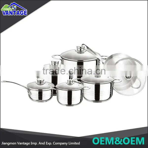 Mirror Polishing Popular Designed Stainless Steel Mini Cooking Pot With Cast Steel Handle and Lid photo-2