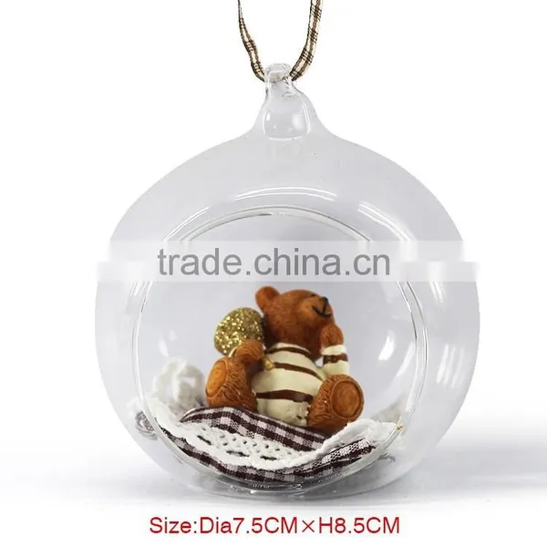 2016 Cheap Christmas Hanging Glass Ornaments photo-4