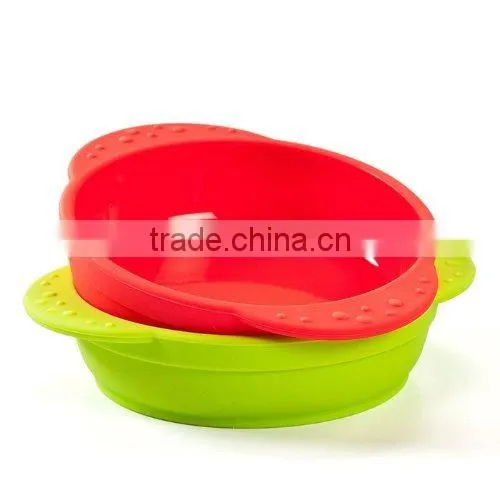 Kid Toddler Snack Fruit Salad Bowl Containe Shatterproof Food Grade Silicone photo-4