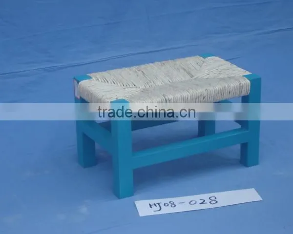 Kids Wood Straw Chair, Wooden Chair for Kids,Cute Children Chairs photo-3