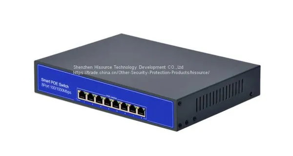 8 Port Full Gigabit 1000Mbps PoE Switches for Cctv Systems photo-3