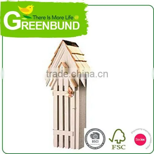 Bee Hive Metal Roof Insect House Wooden Hotel Wild Life Care photo-3