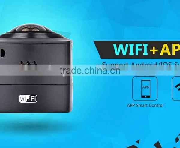 Factory Sale 360 Degree VR Waterproof Wifi Sport Camera Outdoor Mini Video Camera With Multifunctional photo-5