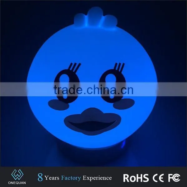 2017 New Small Lovely Duck Shape Bluetooth Speaker With Flashing Light photo-3