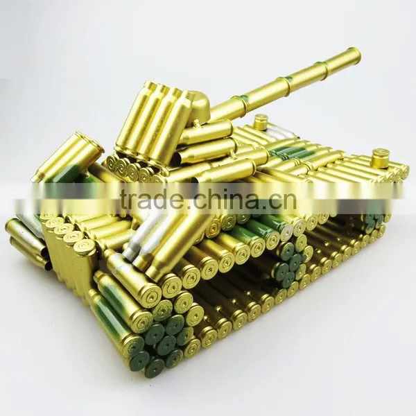New Arrival Tank Brass Plated Custom Resin Figure photo-2