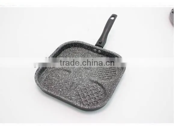 Non Stick Marbel Coating Multi-use Divided Frying Pan photo-2