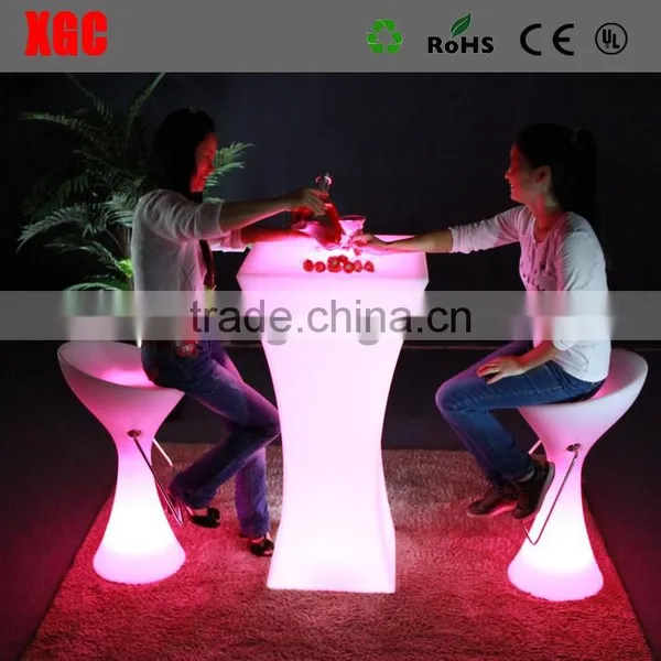 Highboy Bar Counter Table With Led Lighting for Events photo-3