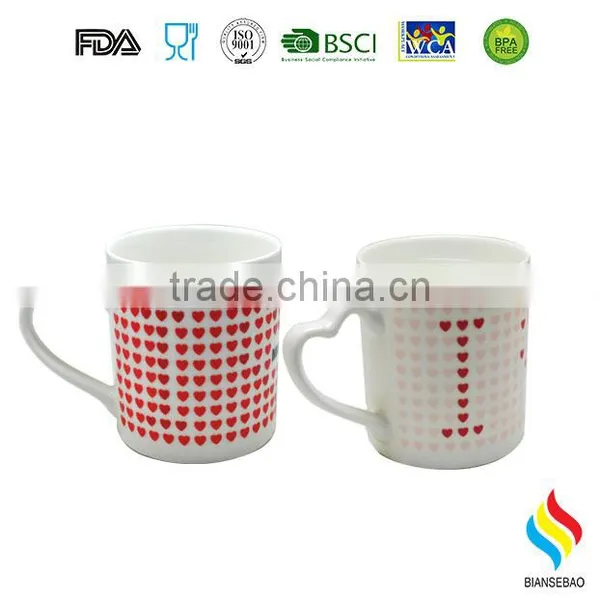 2017 FDA SGS Walmart Porcelain Color Changing Mug photo-2