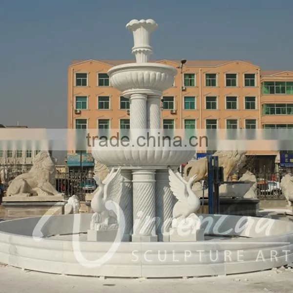Large Decorative Outdoor Garden Water Fountain With Swan photo-2
