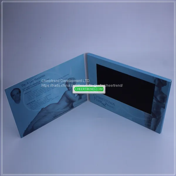 Low Price A5 Size 7 Inch LCD Video Brochure/video Greeting Card/video Book/video Business Made In China for Advertising photo-3
