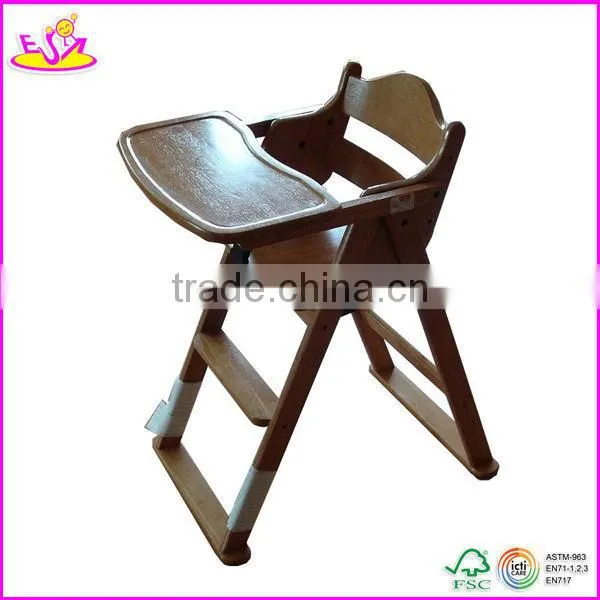 2015 New Baby High Chair,solid Wood High Chair,hot Sale Baby High Chair W08F015