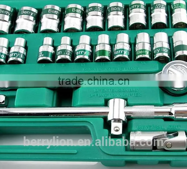 Berrylion Socket Set 32pcs Mirror Finished Socket Set CR-V Socket Set photo-2