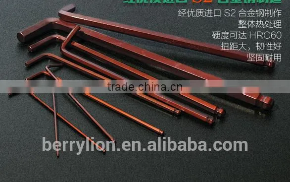 Berrylion S2 Hex Key Set Metric System Extra Long 9pcs Hex Key Set photo-2
