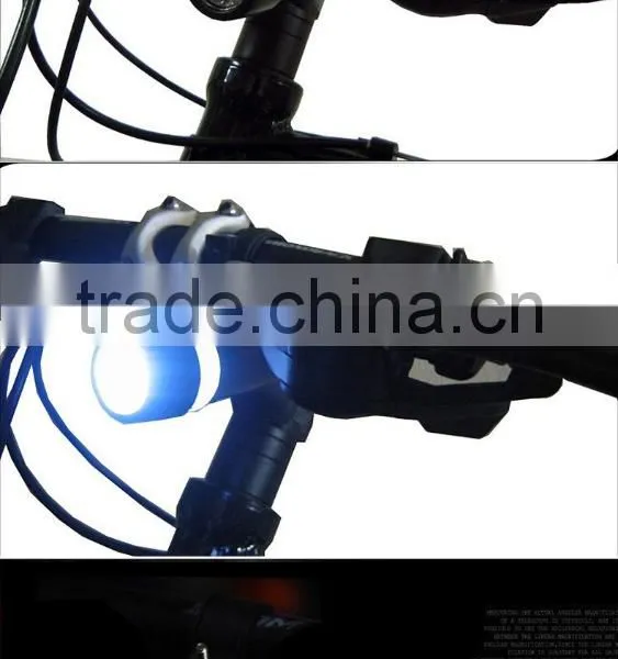 2016 New Product Free Sample One Set Bike Light 5 LED Bicycle Front Head Light With 5 Led Rear Safety Flashlight photo-2