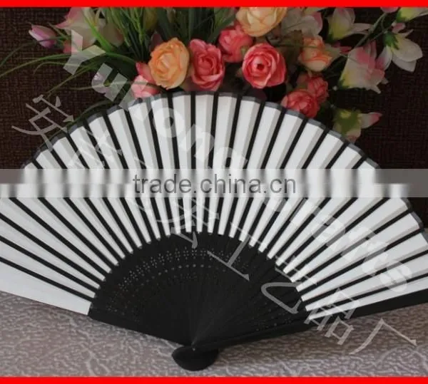 Japanese Gold and Silver Color Bamboo Paper Fan Promotionally photo-5