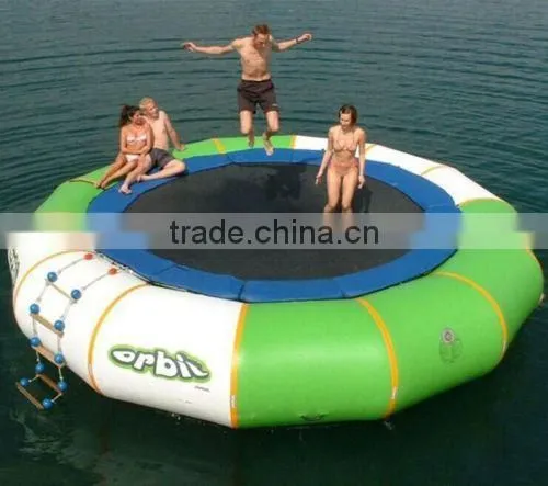 Factory Price Inflatable Water Trampoline Inflatable Sea Trampoline Floating Island Sale photo-3
