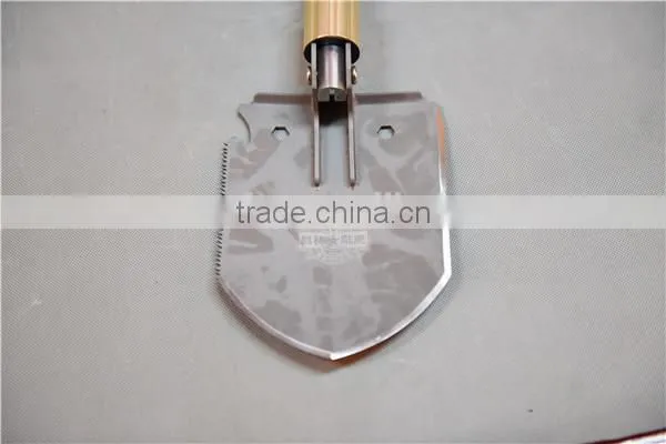 13 in 1 Multifunction Survival Shovel for Camping Chinese Military Spade photo-3