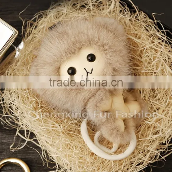 CX-A-03 Genuine Mink Fur Monkey Dolls Cute Toys Mink Fur photo-5