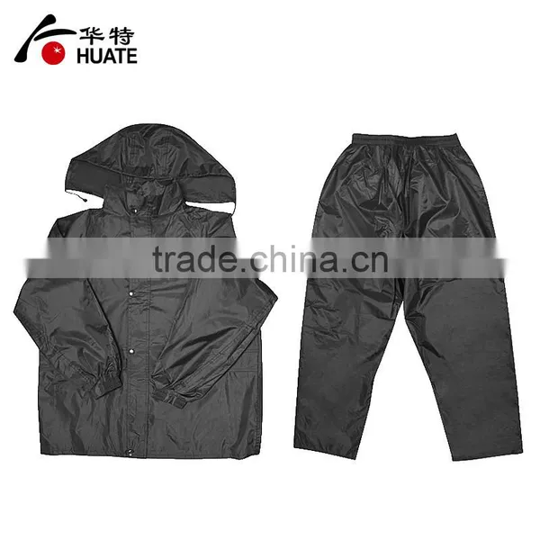 Personal Protective Euqipment Black Refelective Raincoat photo-5