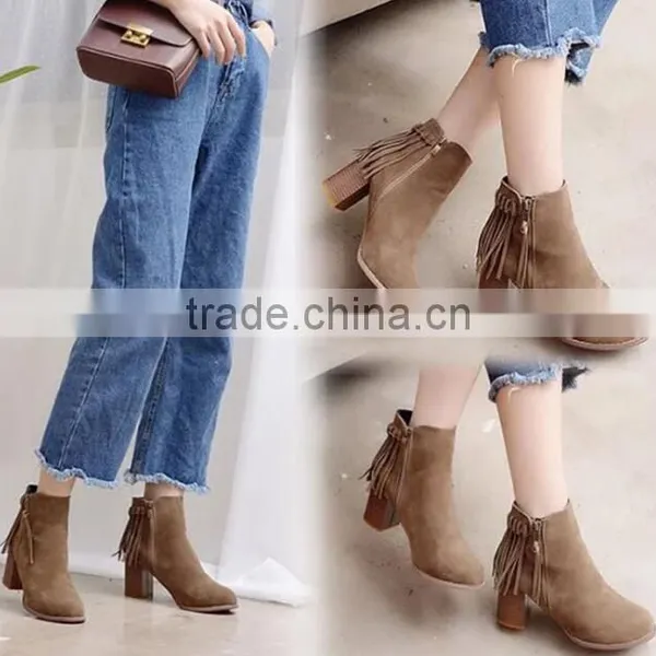 Zm35782a Women Fashion Autumn Shoes New Style Ankle Boots photo-5
