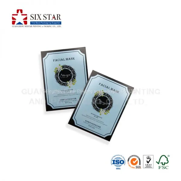 Cosmetic and Beauty Packaging Boxes for Facial Mask With Logo Printed in China photo-2