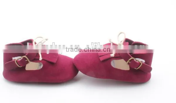 Comfortable Handmade Skidproof Baby Leather Shoes Soft photo-5