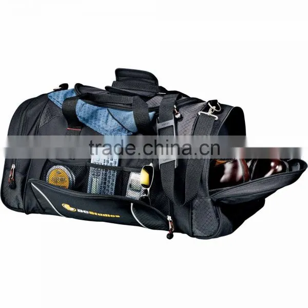 Triton Weekender 24" Carry-All Duffel Bag - Has Bottom Board With Feet, Large Zippered Main Compartment and Comes With Your Logo photo-3