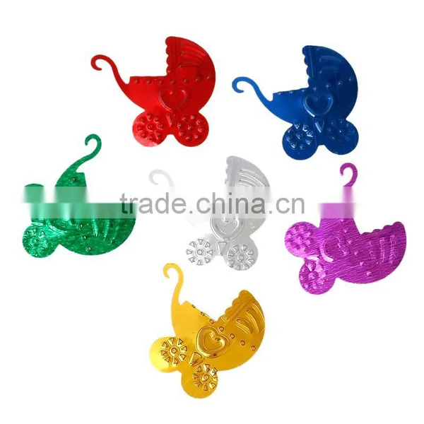 PVC Confetti Party Decoration Baby Shower Baby Carriage At Random photo-3